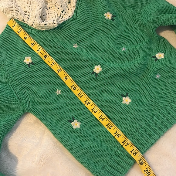 ZARA Embroidered Knit Sweater - Picture 9 of 10